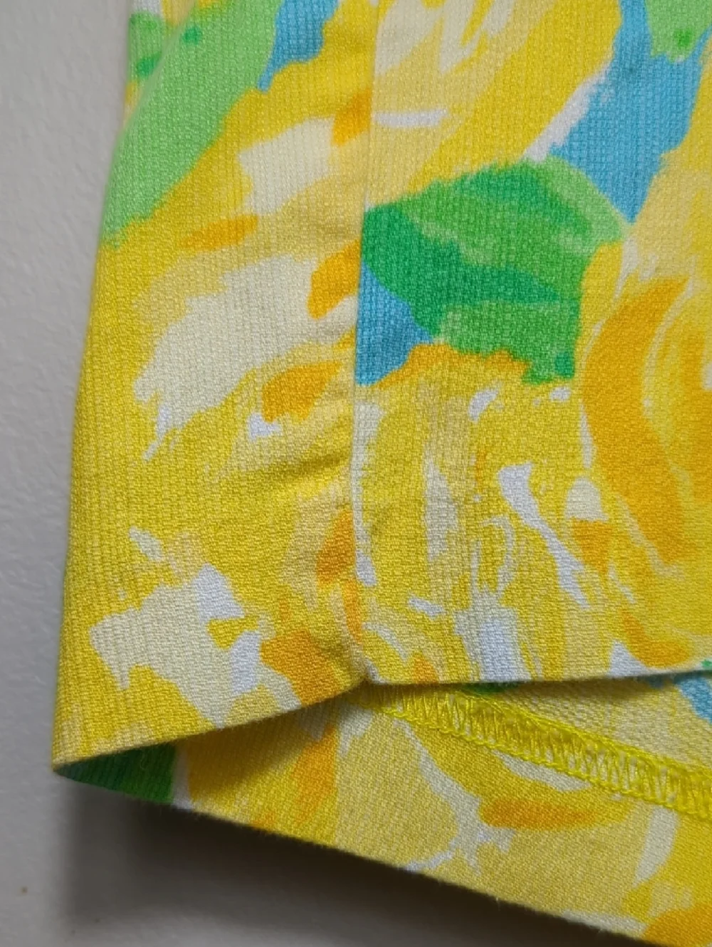 Lilly‎ Pulitzer Deenie Shorts First Impression Sunglow Yellow Floral Size 0 Zero
